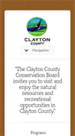 Mobile Screenshot of claytoncountyconservation.org